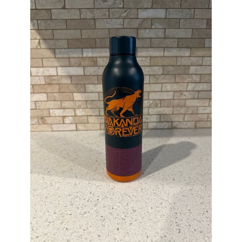 Marvel Black Panther:‎ Wakanda Forever Steel Water Bottle